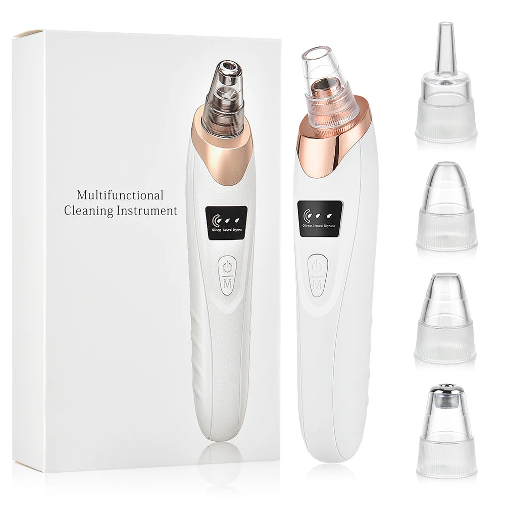 Facial Blackhead Remover Electric Acne Cleaner Blackhead Black Point Vacuum Cleaner Tool Black Spots Pore Cleaner Machine