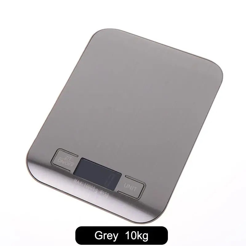 NEW!Digital Kitchen Scale LED Display Stainless Steel Panel Electronic Scales Home Jewelry Food Snacks Weighing Baking Tools