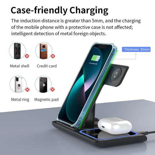 3-in-1 Wireless Charging Station ✅