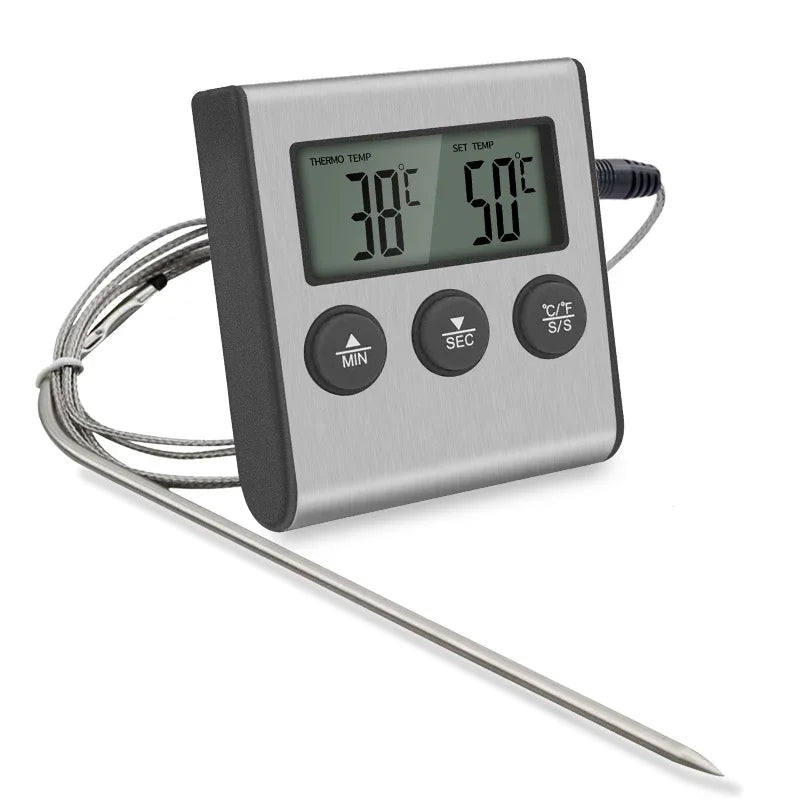 TP700 Digital Wireless Food Thermometer – BBQ, Oven & Meat Temperature Probe with Timer