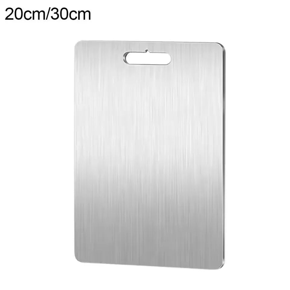316 Stainless Steel Cutting Board – Double-Sided, Food-Grade & Antibacterial