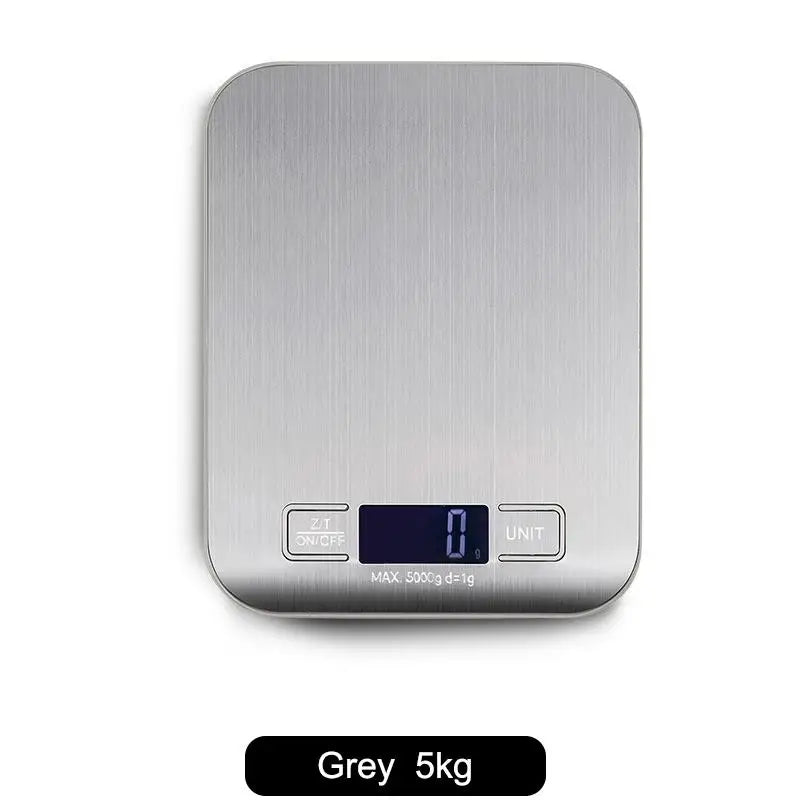 NEW!Digital Kitchen Scale LED Display Stainless Steel Panel Electronic Scales Home Jewelry Food Snacks Weighing Baking Tools