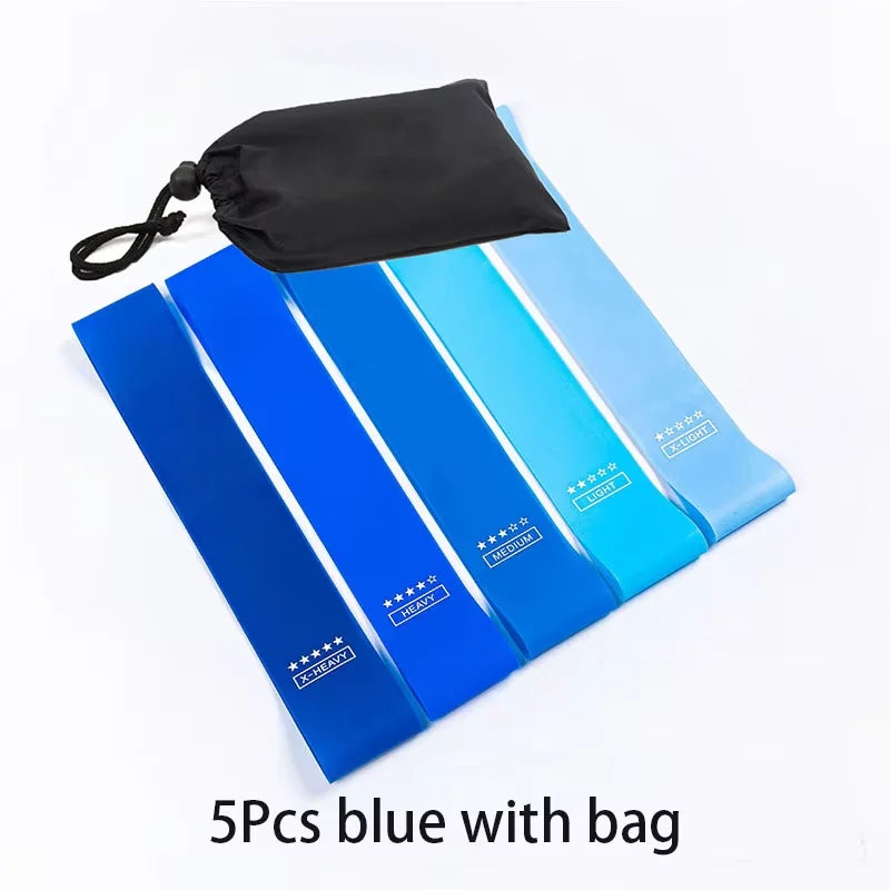 TPE Resistance Bands Set – 5 Levels for Strength Training, Yoga & Home Workouts