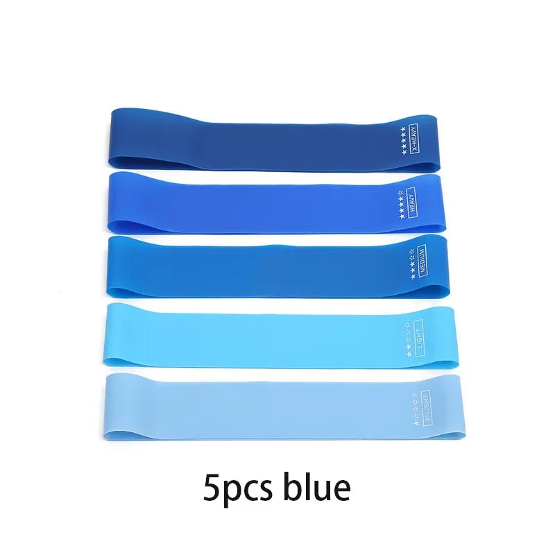 TPE Resistance Bands Set – 5 Levels for Strength Training, Yoga & Home Workouts