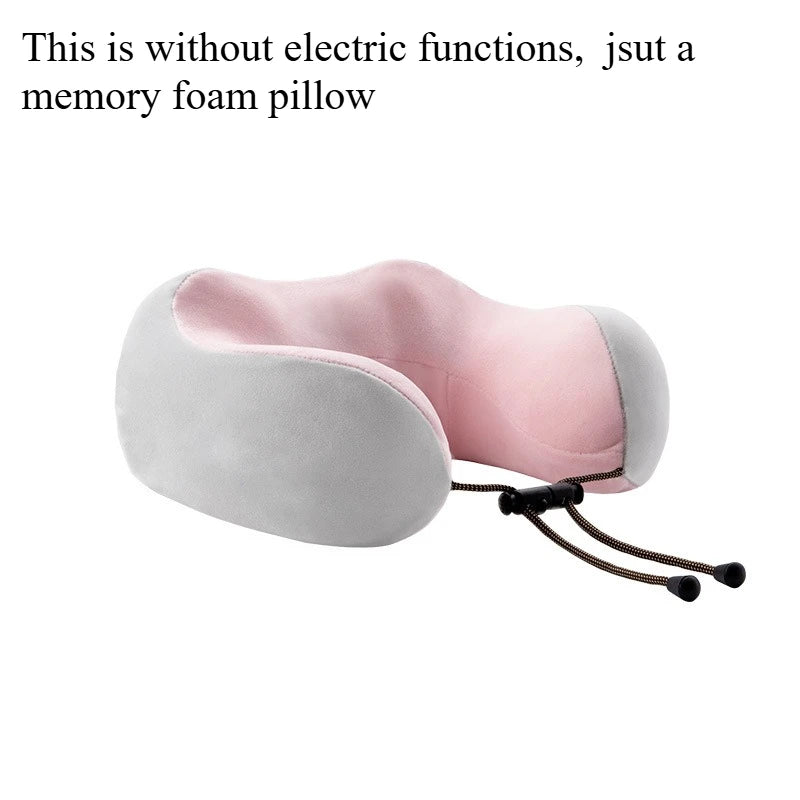 U-shaped Neck Massage Pillow Rubbing Heating Vibration Kneading Electric Neck and Shoulder Massage Protection Relaxing Massager