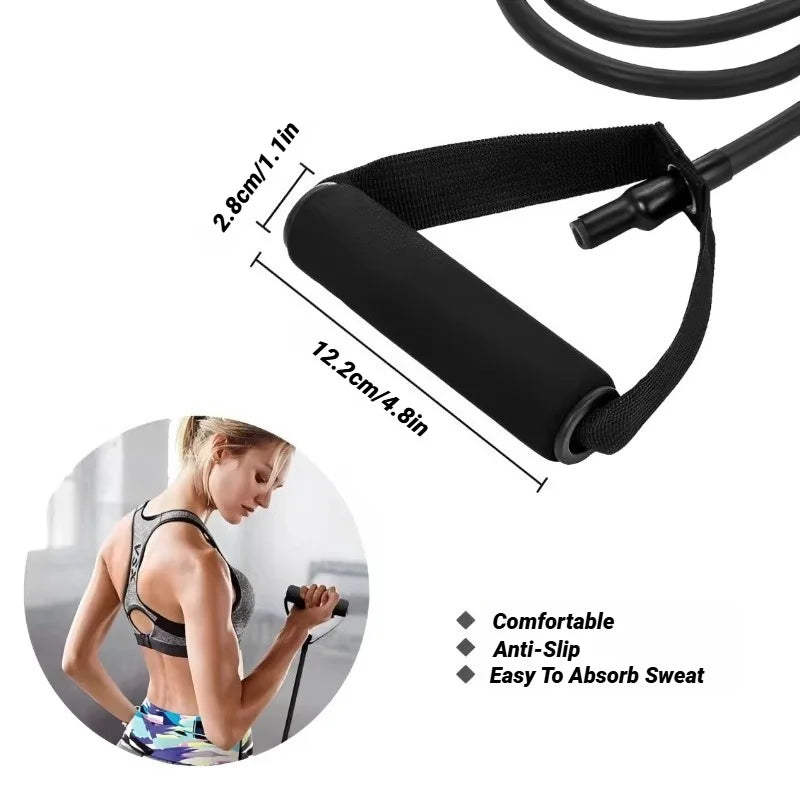 Resistance Bands With Handles, Exercise Bands, Workout Bands With Handles For Men Women, Strength Training Equipment At Home