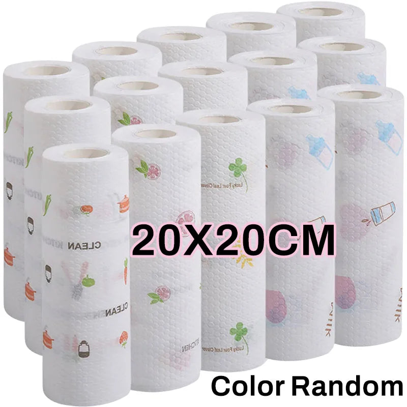 Disposable Non-Woven Cleaning Cloths – Reusable, Non-Stick & Oil-Resistant Kitchen Wipes