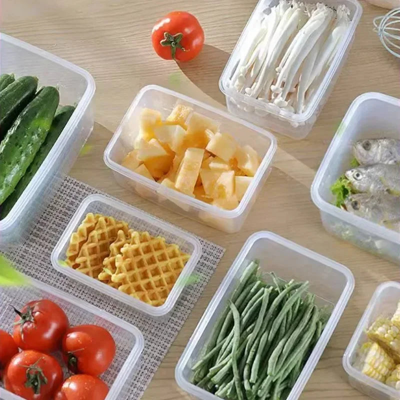 Rectangular Food Storage Containers with Lids – Food Grade, Microwave & Fridge Safe, 500ml to 2500ml