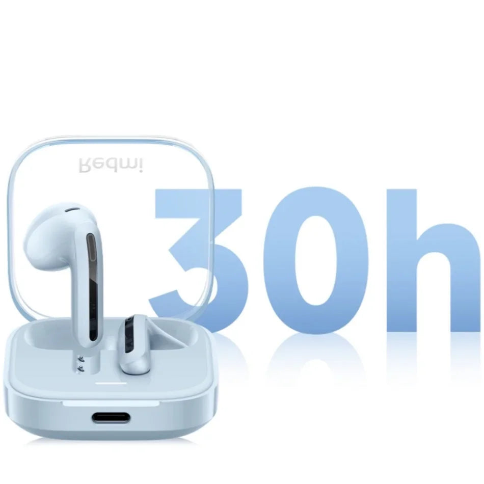 2024 NEW Xiaomi Redmi Buds 6 Active TWS Bluetooth Earphone 30h Long Battery Life 5 Tuning Modes BT 5.4 Wireless Headphone