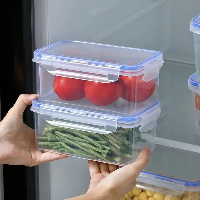 Rectangular Food Storage Containers with Lids – Food Grade, Microwave & Fridge Safe, 500ml to 2500ml
