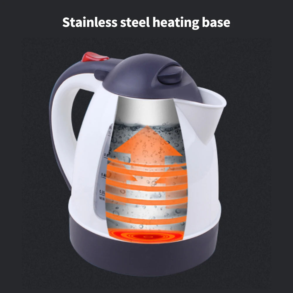 Portable Car Electric Kettle 1000ML – 12V/24V Fast Heating Travel Water Boiler for Coffee & Tea