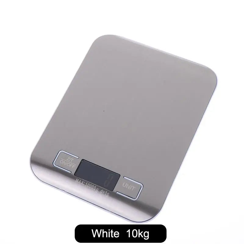 NEW!Digital Kitchen Scale LED Display Stainless Steel Panel Electronic Scales Home Jewelry Food Snacks Weighing Baking Tools