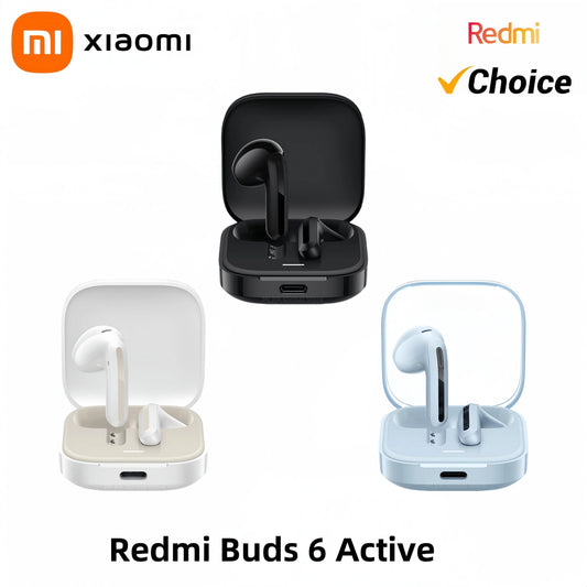 2024 NEW Xiaomi Redmi Buds 6 Active TWS Bluetooth Earphone 30h Long Battery Life 5 Tuning Modes BT 5.4 Wireless Headphone