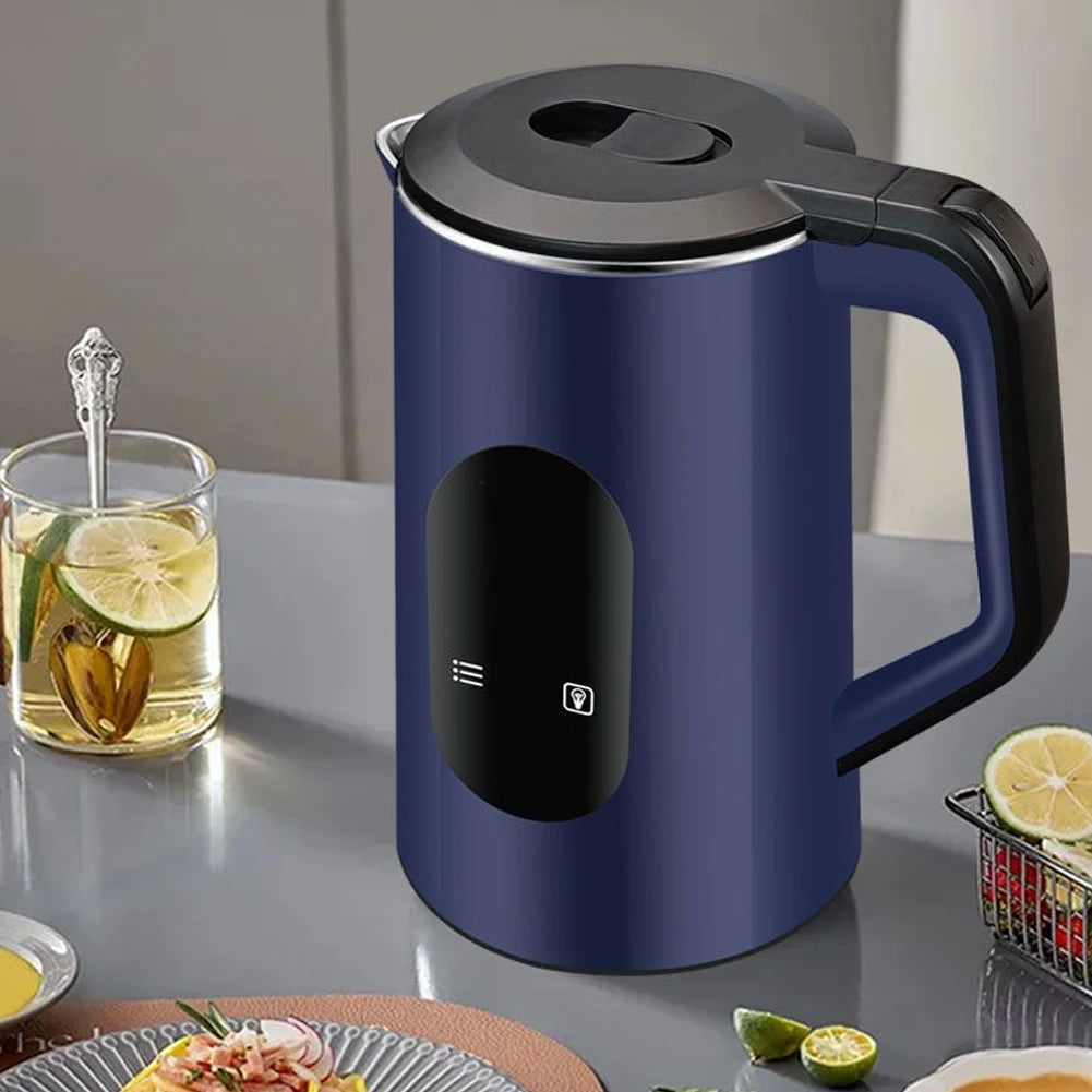 2.2L Stainless Steel Electric Kettle – 1500W Fast Boil, Auto Shut-Off, 360° Cordless Base