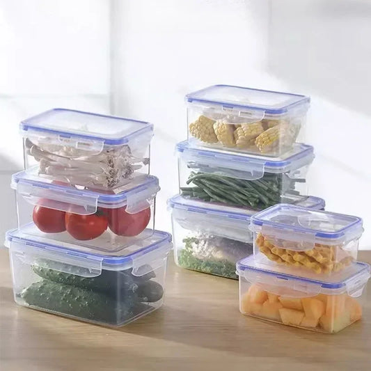 Rectangular Food Storage Containers with Lids – Food Grade, Microwave & Fridge Safe, 500ml to 2500ml