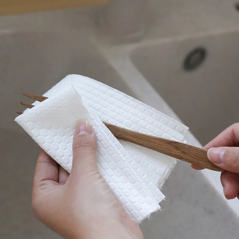 Disposable Non-Woven Cleaning Cloths – Reusable, Non-Stick & Oil-Resistant Kitchen Wipes