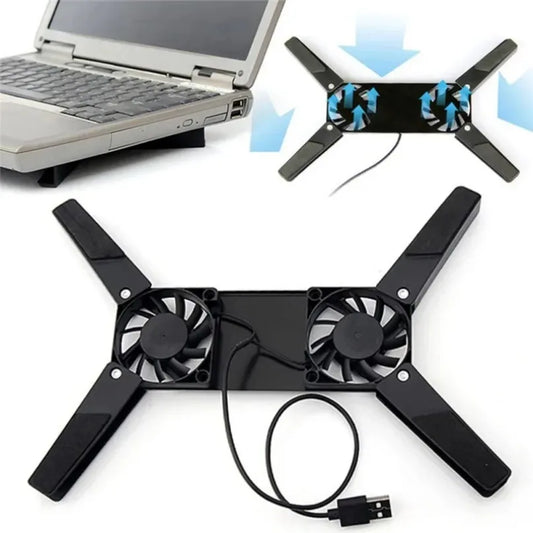 Smart Dual-Fan Laptop Cooling Pad ✅