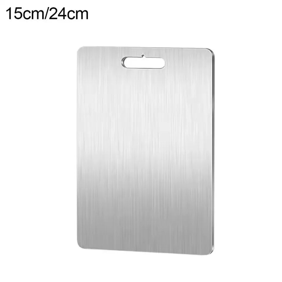 316 Stainless Steel Cutting Board – Double-Sided, Food-Grade & Antibacterial