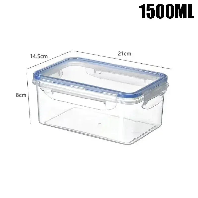 Rectangular Food Storage Containers with Lids – Food Grade, Microwave & Fridge Safe, 500ml to 2500ml