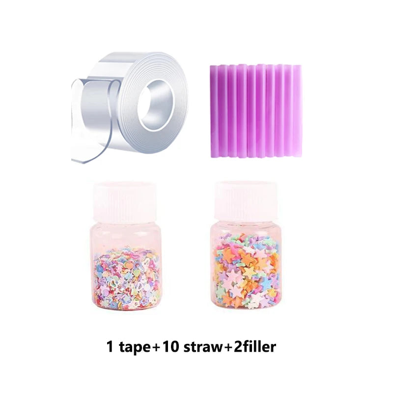 DIY Nano Bubble Tape Kit – Creative Stress Relief Toy with Accessories for Kids & Teens