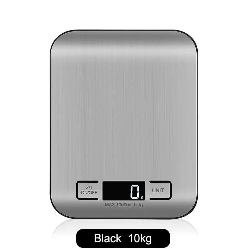 NEW!Digital Kitchen Scale LED Display Stainless Steel Panel Electronic Scales Home Jewelry Food Snacks Weighing Baking Tools