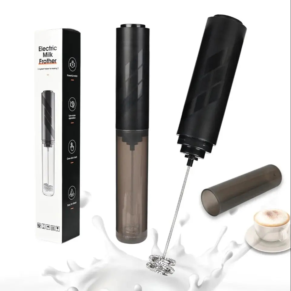 1 set of AA battery powered electric milk frother, milk frother, coffee mixer, portable jam maker, cake cream mixer