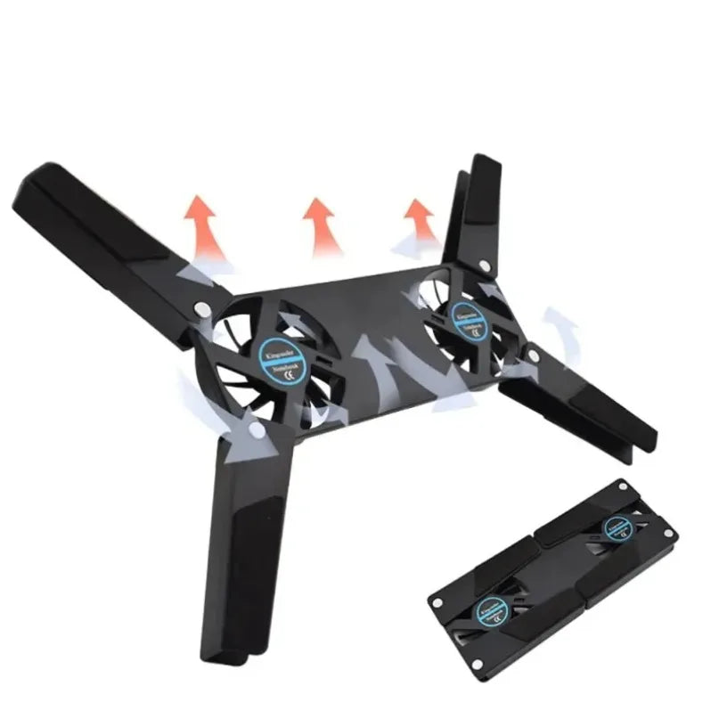Smart Dual-Fan Laptop Cooling Pad ✅