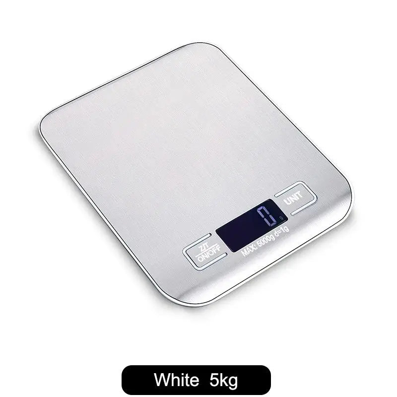NEW!Digital Kitchen Scale LED Display Stainless Steel Panel Electronic Scales Home Jewelry Food Snacks Weighing Baking Tools