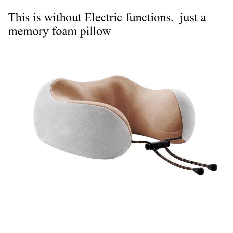 U-shaped Neck Massage Pillow Rubbing Heating Vibration Kneading Electric Neck and Shoulder Massage Protection Relaxing Massager