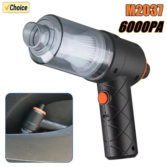 Portable Cordless Car Vacuum Cleaner – Powerful Suction Handheld Cleaner for Car, Home & Office