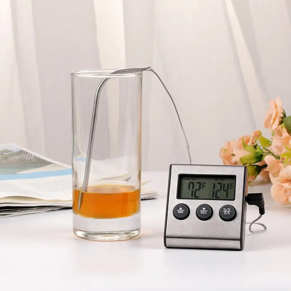 TP700 Digital Wireless Food Thermometer – BBQ, Oven & Meat Temperature Probe with Timer