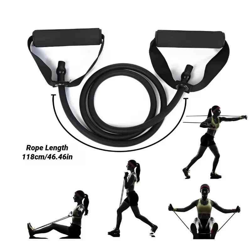 Resistance Bands With Handles, Exercise Bands, Workout Bands With Handles For Men Women, Strength Training Equipment At Home
