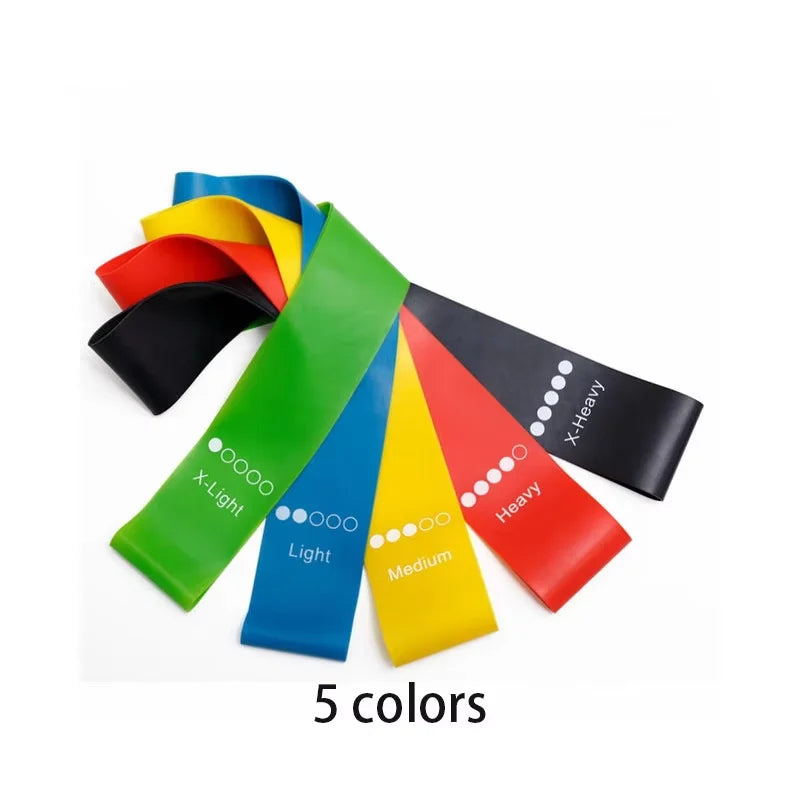 TPE Resistance Bands Set – 5 Levels for Strength Training, Yoga & Home Workouts