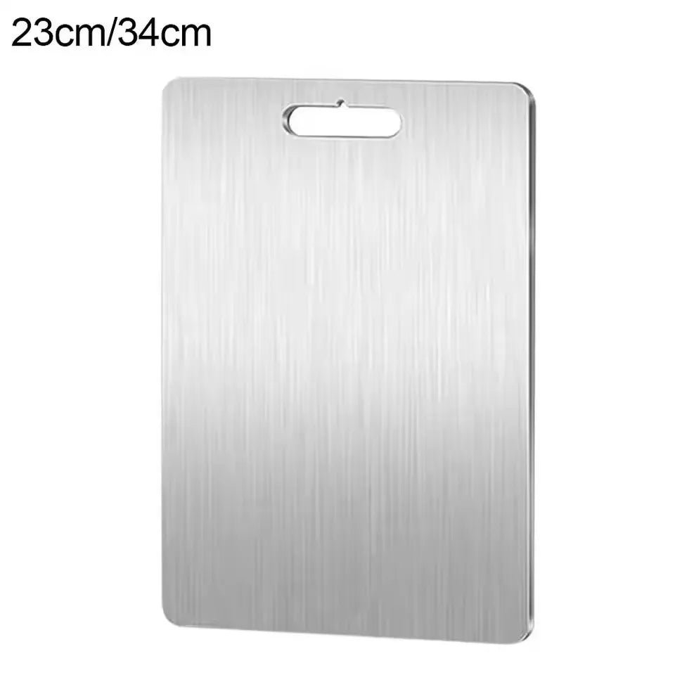 316 Stainless Steel Cutting Board – Double-Sided, Food-Grade & Antibacterial