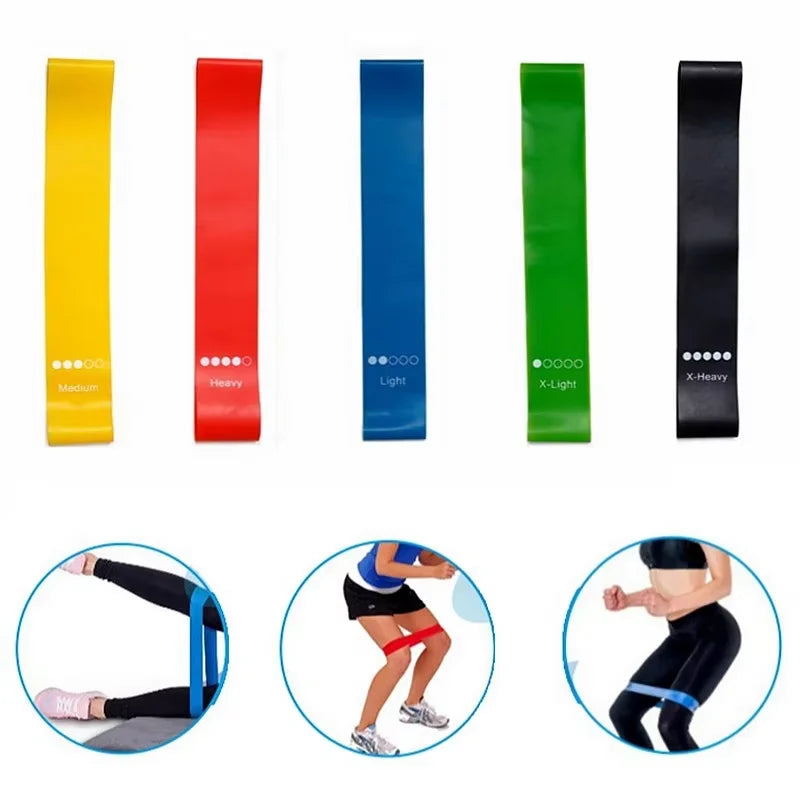 TPE Resistance Bands Set – 5 Levels for Strength Training, Yoga & Home Workouts
