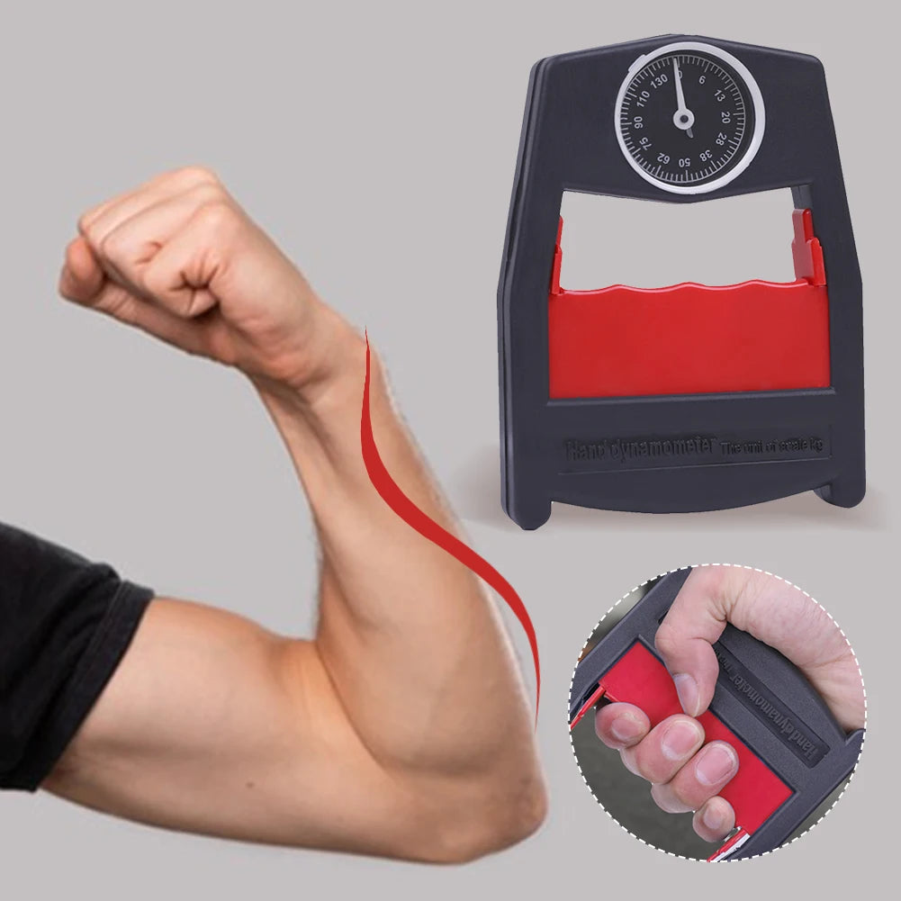 396Lbs/180Kg Digital Hand Dynamometer Grip Grip Strength Tester with LCD Screen for Forearm Training Finger Power Weightlifting