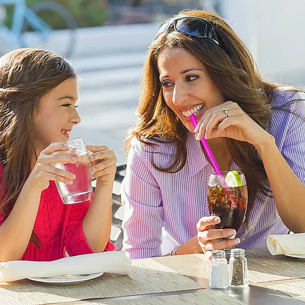 Colorful Spoon Straws – Perfect for Milkshakes, Smoothies & Party Drinks