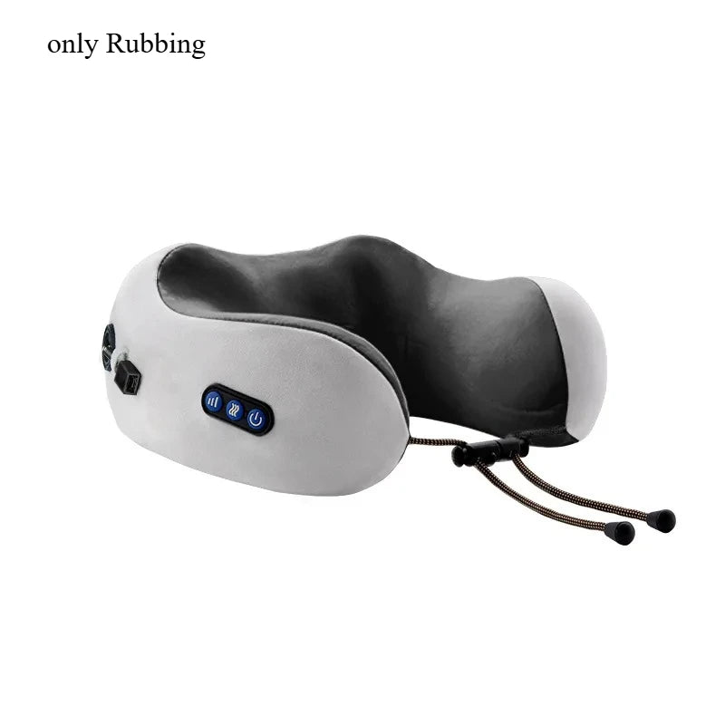 U-shaped Neck Massage Pillow Rubbing Heating Vibration Kneading Electric Neck and Shoulder Massage Protection Relaxing Massager
