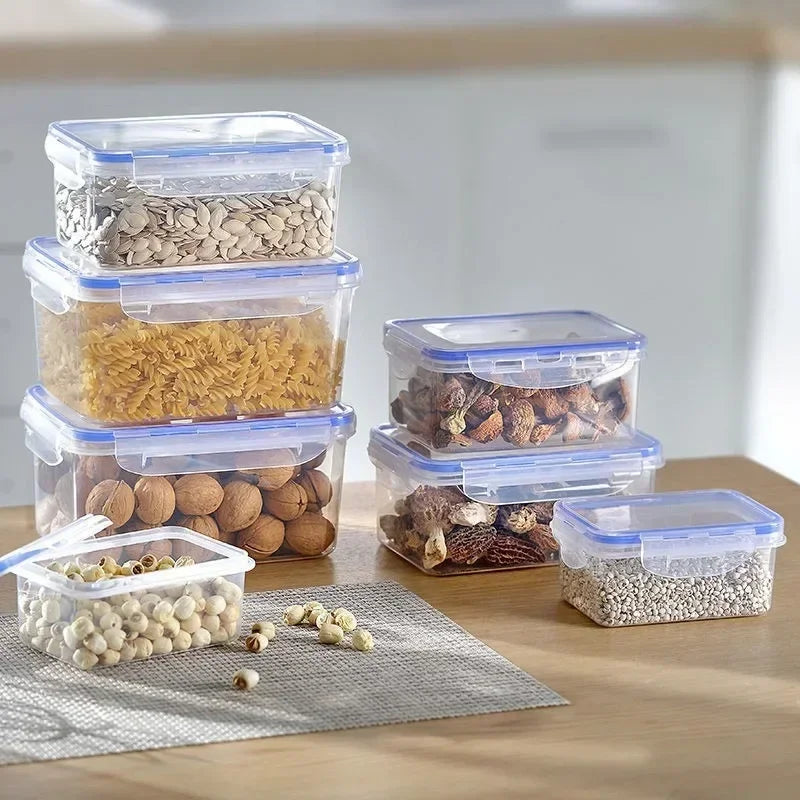 Rectangular Food Storage Containers with Lids – Food Grade, Microwave & Fridge Safe, 500ml to 2500ml