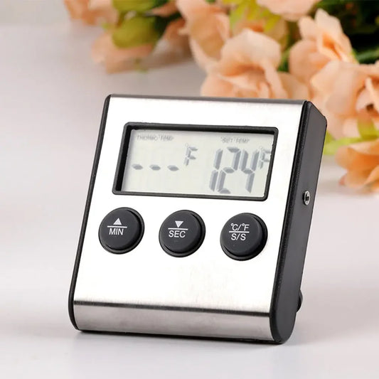 TP700 Digital Wireless Food Thermometer – BBQ, Oven & Meat Temperature Probe with Timer