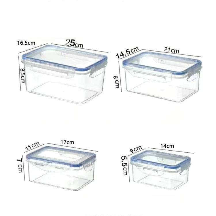 Rectangular Food Storage Containers with Lids – Food Grade, Microwave & Fridge Safe, 500ml to 2500ml