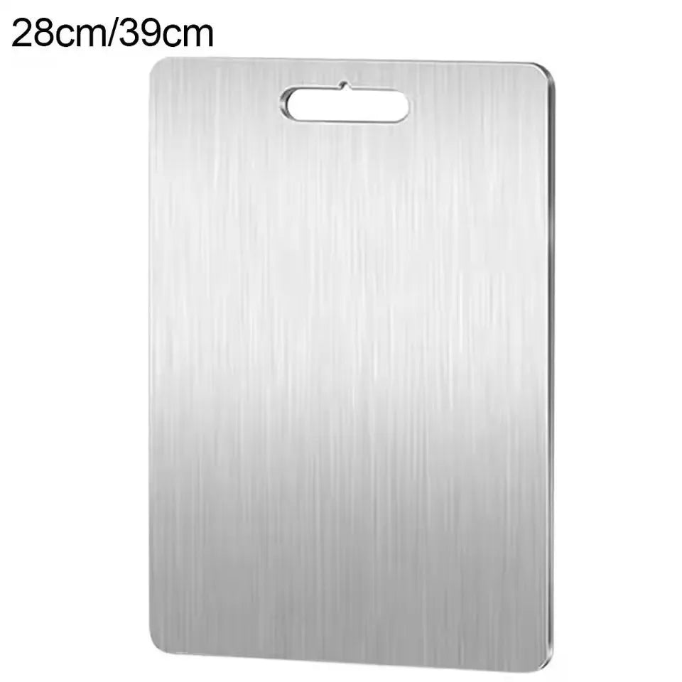 316 Stainless Steel Cutting Board – Double-Sided, Food-Grade & Antibacterial