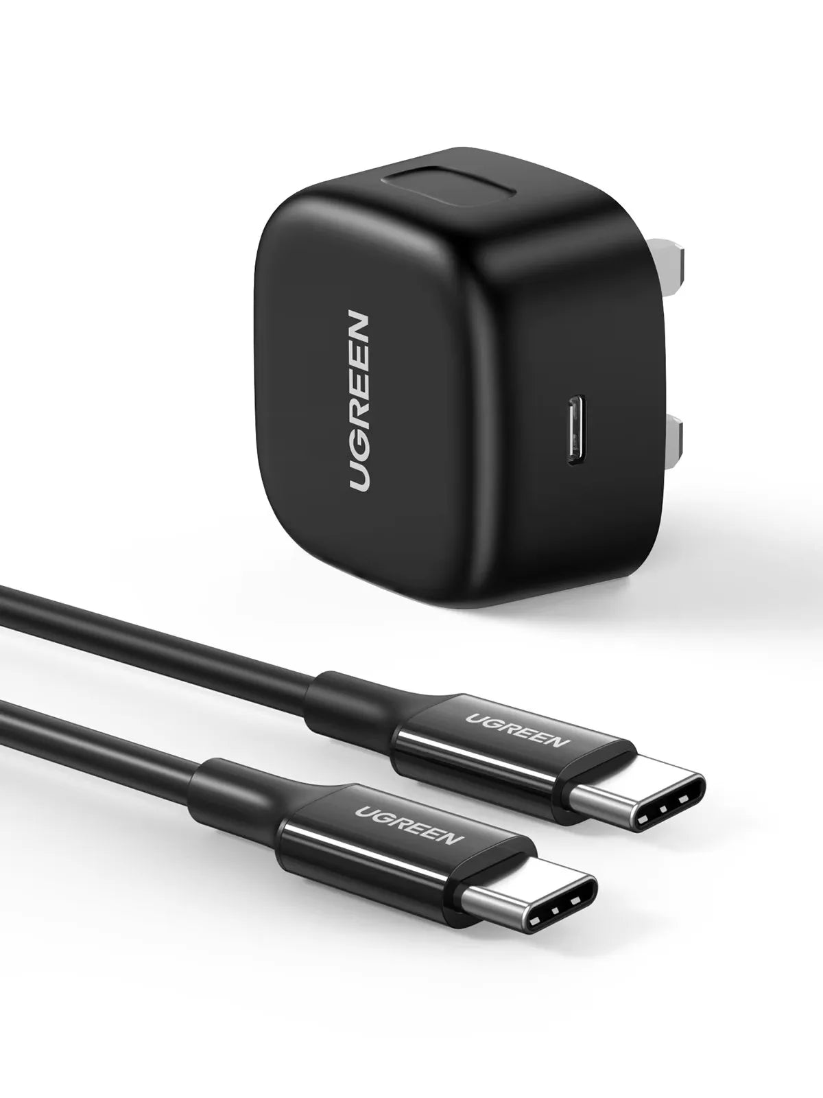 UGREEN USB-C PD Fast Charger – 25W/30W/40W Wall Adapter for iPhone, Samsung & iPad (UK Plug)