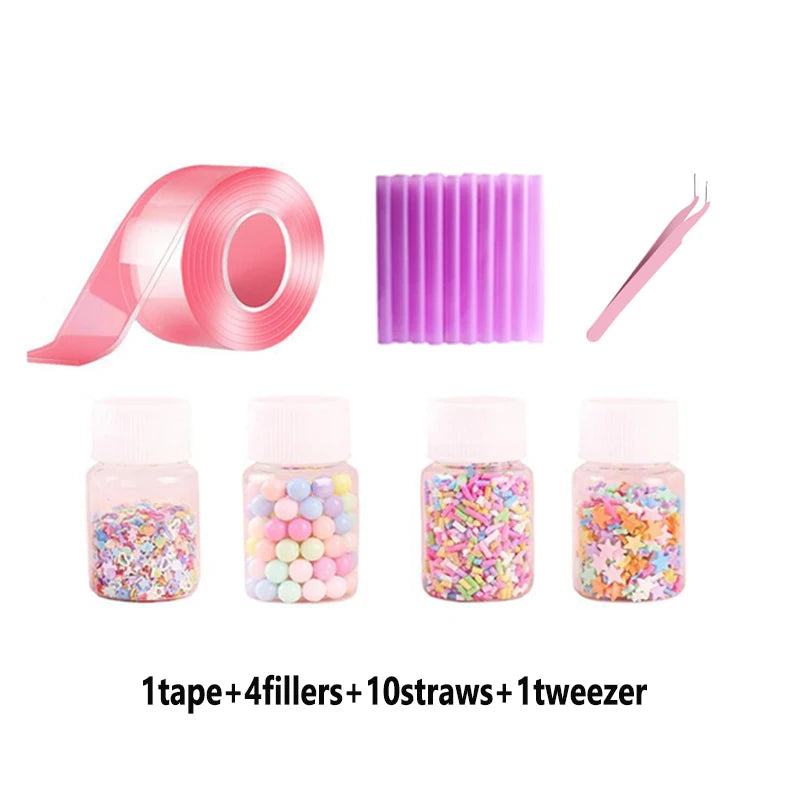 DIY Nano Bubble Tape Kit – Creative Stress Relief Toy with Accessories for Kids & Teens